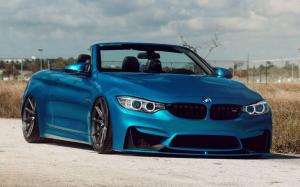 BMW M4 Convertible on Vossen Wheels (HF-3) 2019 года